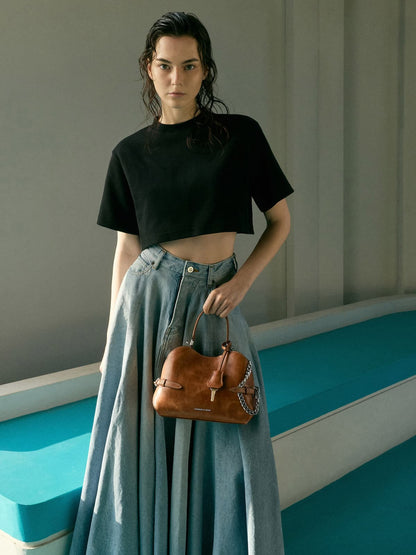 Delfina Belted Tote Bag